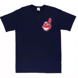 Cleveland Indians Majestic Cool Base 2-Button Baseball Jersey Men’s Size 2XL